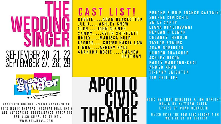 I’m joining the cast of The Wedding Singer!